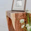 Burruss Solid Wood Tree Stump End Table
