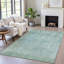 Tapis bleu sarcelle lavable à la machine intérieur / extérieur Xhevrie-112168707