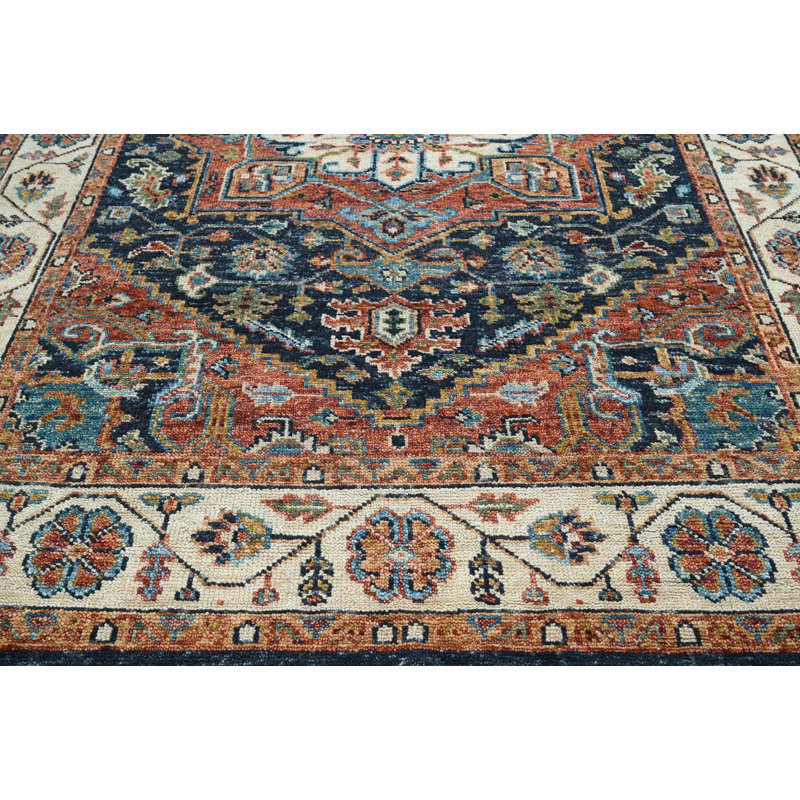 Helaena Wool Oriental Rug, Rectangle 7'8" x 9'11"