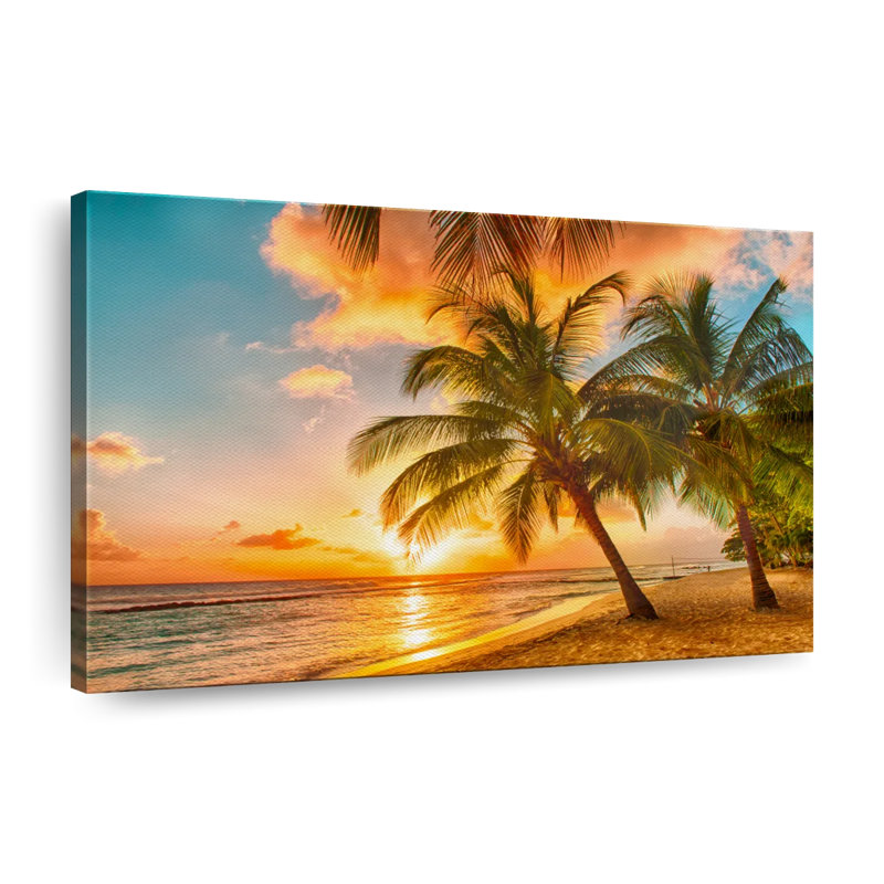 Barbados Island, reproduction sur toile, L 32 po x H 48 po