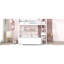 Lit superposé blanc avec bureau - ajout fonctionnel à votre chambre à coucher simple au-dessus du bureau double, construction solide pour plus de stabilité-2143789376-2143789407
