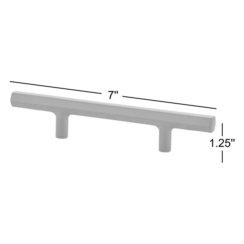 Urban Bar / Handle Pull, Flat Black, 3 1/2" 