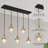 Loram 5-Light Dimmable Linear Pendant