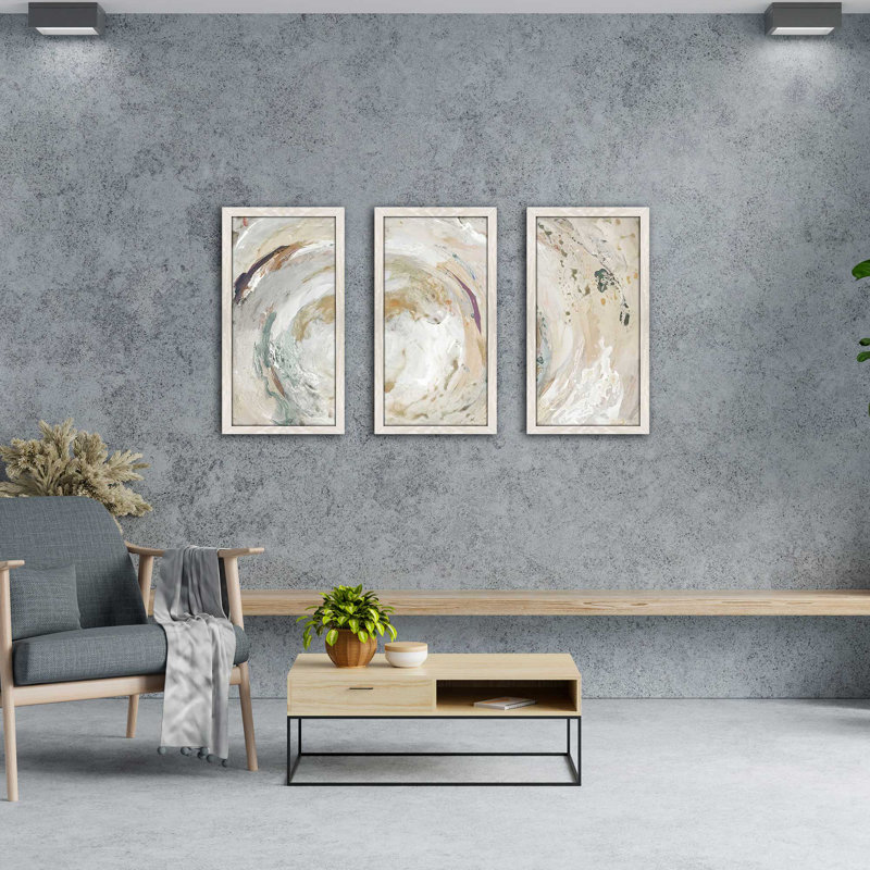 Nature Swirl par Lanie Loreth - Cadre photo imprimé multi-pièces sur plastique / acrylique, L 52,5 po x H 33,5 po x P 1 po