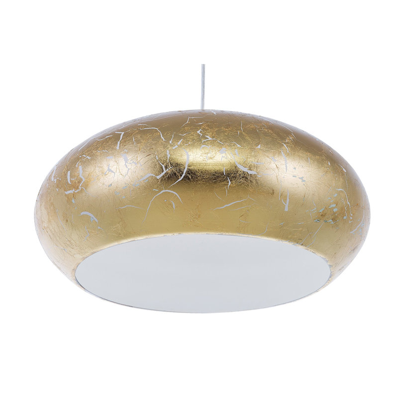 Crebilly 1 - Light Gold Dome Pendant