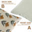 Housse de coussin en lin fabriquée à la main Fabividine, impression bohémienne, style bohème moderne, accent artisanal - 14 po x 14 po-110562937