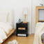 Mullica 37cm W Manufactured Wood Bedside Table