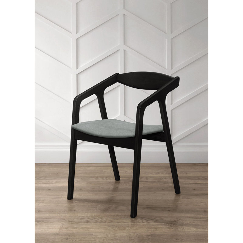 Fauteuil Arbnora, Gris, Noir