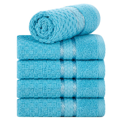 Gants de toilette texturés Mulaayam 100% coton à séchage rapide