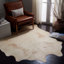 Tapis en cuir de vache Lilly