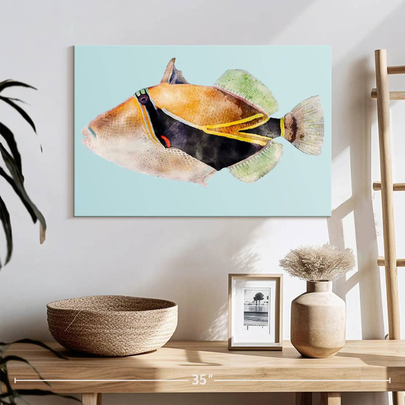Brampt Hawaiian Reef Fish, 16" H x 24" W