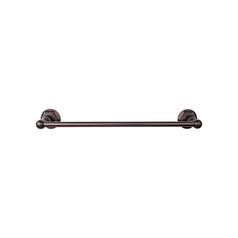Edwardian Bath Single 26 1/2" Wall Mounted  Towel Bar, Oiled Rubbed Bronze
