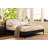 Seabrook Wood Bed with Upholstered Headboard-120463906-124538951