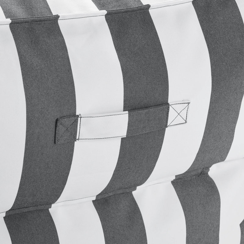 Chaise d'extérieur STAY Cabana Stripes, Key Largo (bleu) à rayures Cabana