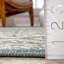 Tapis bleu à motif de performance Southwestern Shawna-283441011