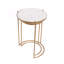 Tables gigognes rondes en marbre naturel
