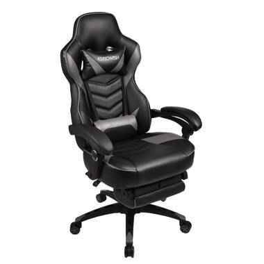 X-VOLSPORT Massage Gaming Chair with Footrest Reclining High Back