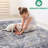 Loom & Collection Area Rug 2x8 Grey/blue - Non-shedding, Stain , Fits Entryway, Nursery, Dorm, Study, Home Office Stylish, For Office, Living Room, Bedroom, Dining Room