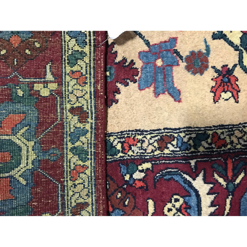Tapis rose de haute qualité noué à la main