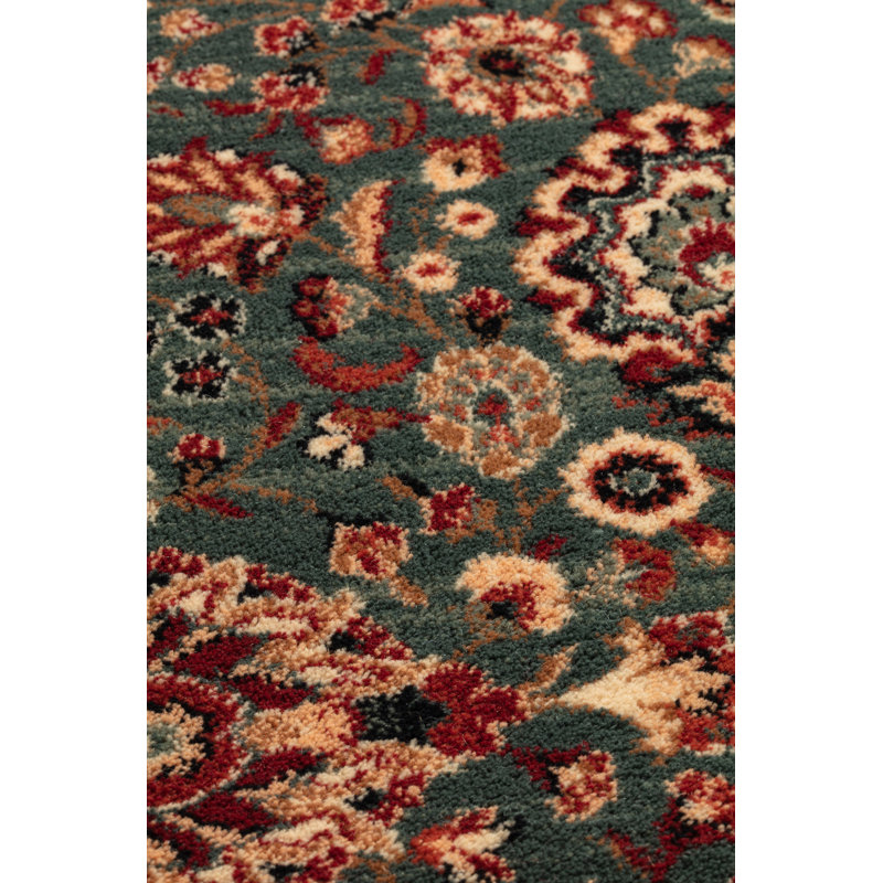 Balaton Oriental Wool Area Rug, Round 160cm