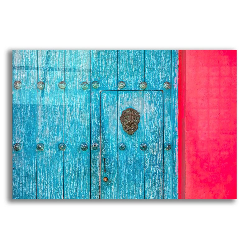 «Cartagena Blue Door» par Mark A Paulda, H 12 po x l 16 po x P 0,13 po