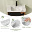 Meuble-lavabo mural de 24 à 28 po avec lavabo en céramique blanc Juniper Juniper-186473092-186473099