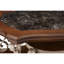 Coffee Table With Birch Middle Shelf ,Metal Legs