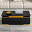 Table basse relevable avec 4 tabourets de rangement pour le salon-480526228