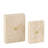 Light Travertine Marble Rectangular Table Clock