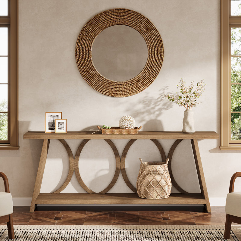 70.86" Long Console Table with Storage
