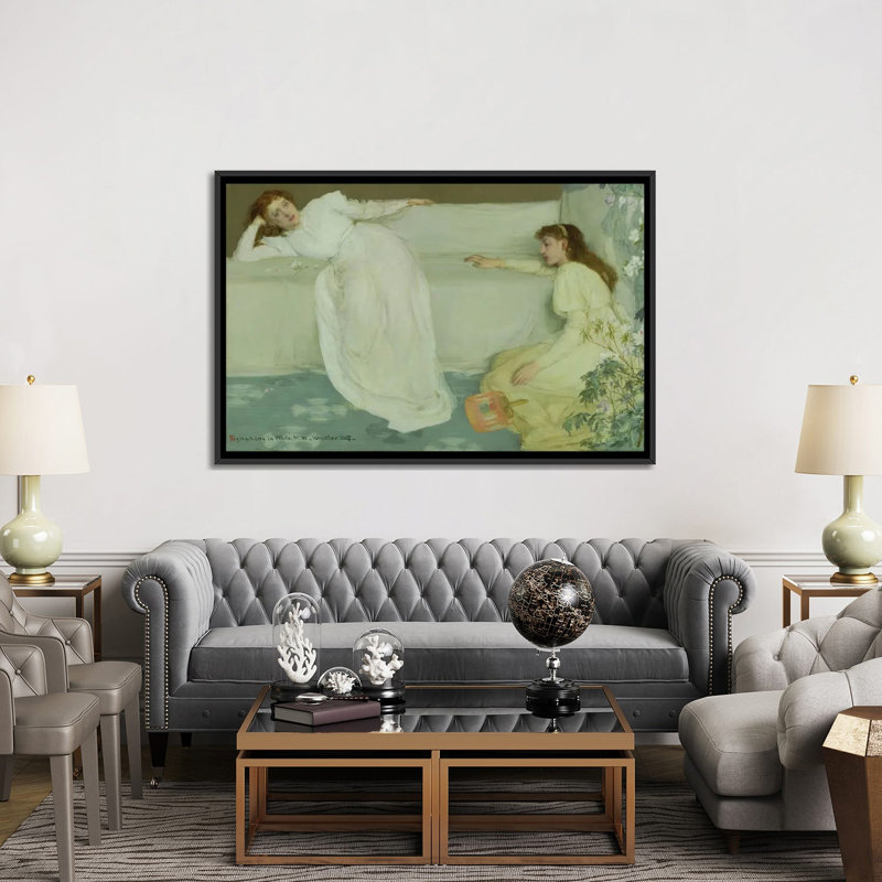 Print, 101.6 cm H x 152.4 cm W x 4.445 cm D, Black