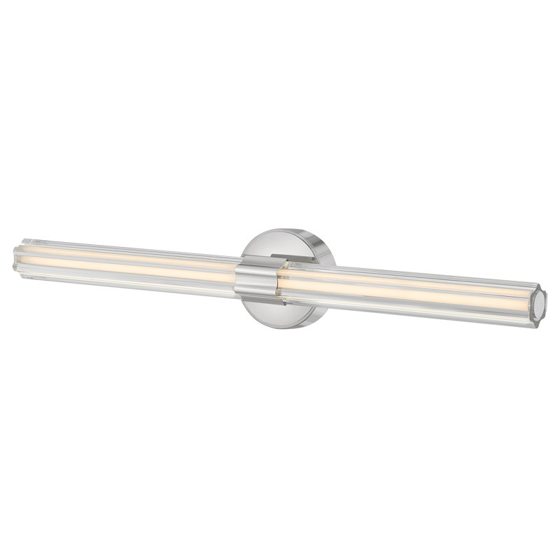 Hinkley Georgette Large Led Vanity, Polished Nickel