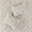 Édredon 3 pièces en chenille de coton, double / grand, lit double / grand taupe Tranquility-124253876