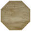 Table d'appoint en bois de manguier massif Louiese brun naturel