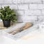 Plateau de rangement de bureau en filet blanc Rebrilliant pour la maison et le bureau - Support de rangement polyvalent-73784864