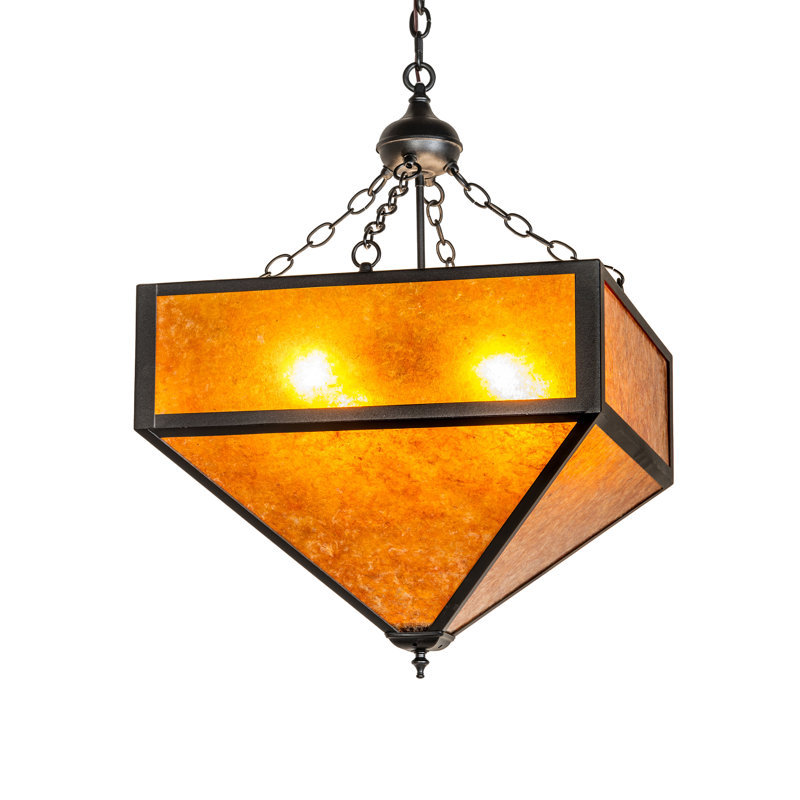 21" Square Mission Prime Inverted Pendant