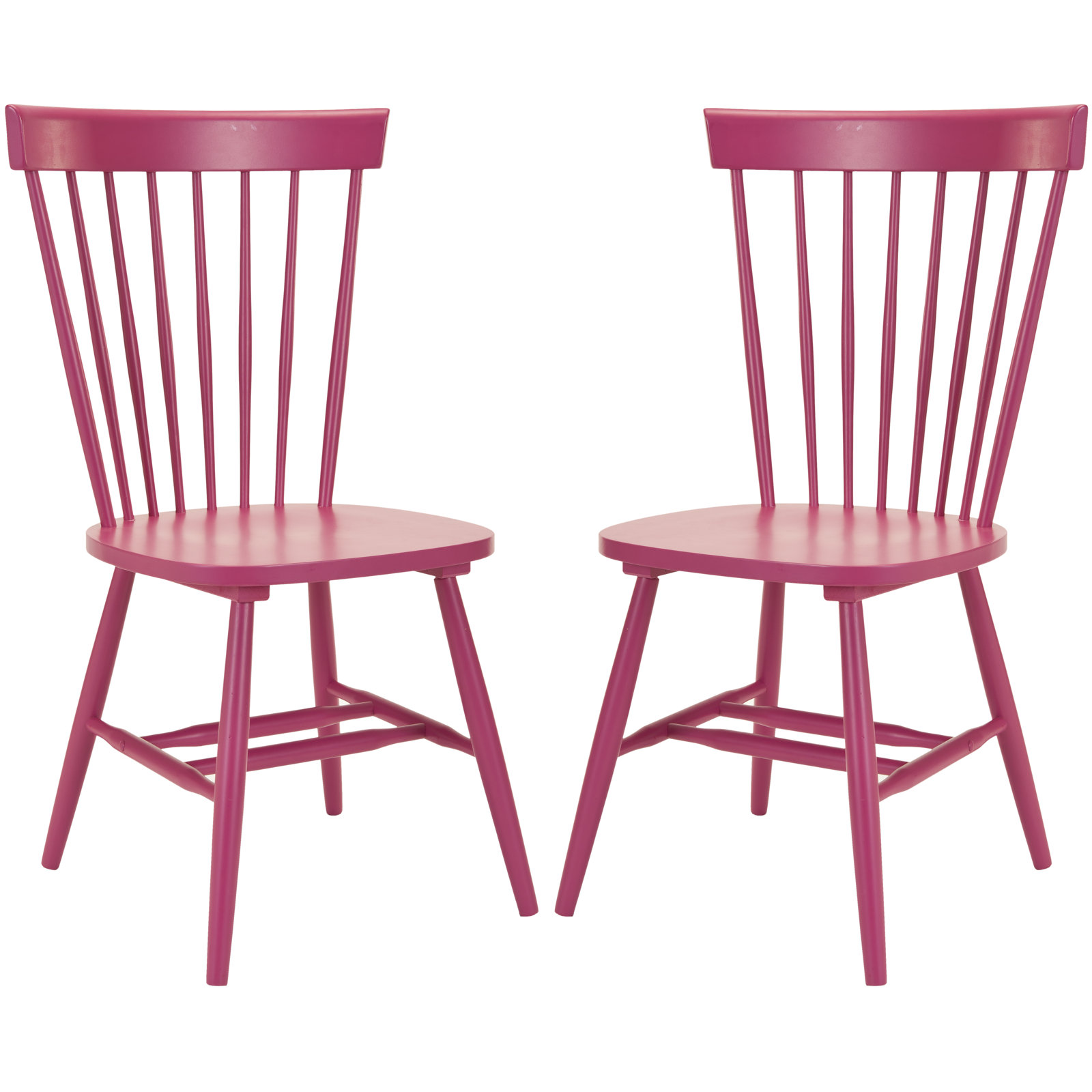 Matanna Oak Dining Chair, Raspberry