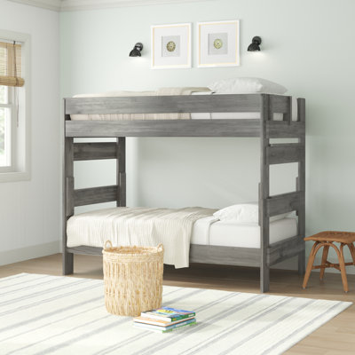 Kids Twin Over Twin Bunk Bed