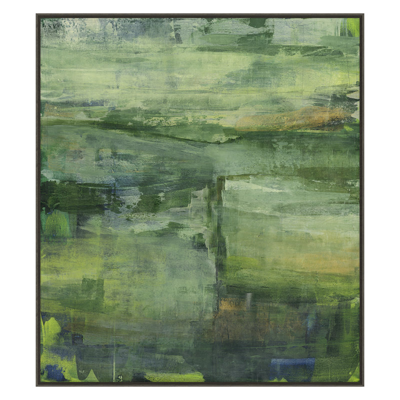 «Green with Envy 3» par Maeve Harris - reproduction encadrée sur toile, H 50 po x l 44 po