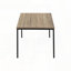 Ensemble de tables basses 3 pièces avec stratifié taupe foncé et structure en métal noir-1626720192-1626720195