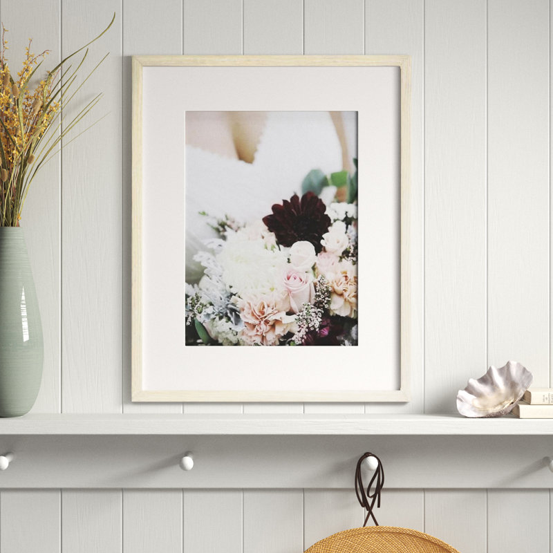 Charli Picture Frame with Mat, Beige