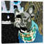 «Biggie in Blue», reproduction d'art sur toile tendue-19746897-74734498-74734499