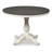 Daz Oak Round Solid Wood Base Dining Table