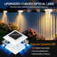 Capuchon de poteau solaire 4 x 4 avec lumières améliorées, plus lumineuses et plus longues pour éclairer le pont de la clôture avec lumières chaudes / blanches, poteaux d'extérieur imperméables et lumières solaires pour porche de patio