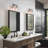 Balendran 2-Light Dimmable Vanity Light-Seeded Glass-270683530