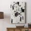 Carreaux et textures abstraites Angles VI - Cavas de galerie sur mesure