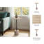 Table haute en travertin Braxton Comino-844963205