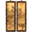 Décoration murale 4 pièces H 36 po x l 12 po Ching Ming