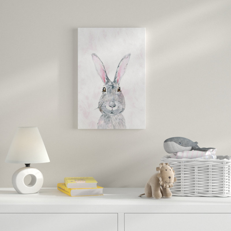 « happy lapin ii », art sur toile Bewildered Rabbits, H 18 po x l 12 po x P 1,5 po