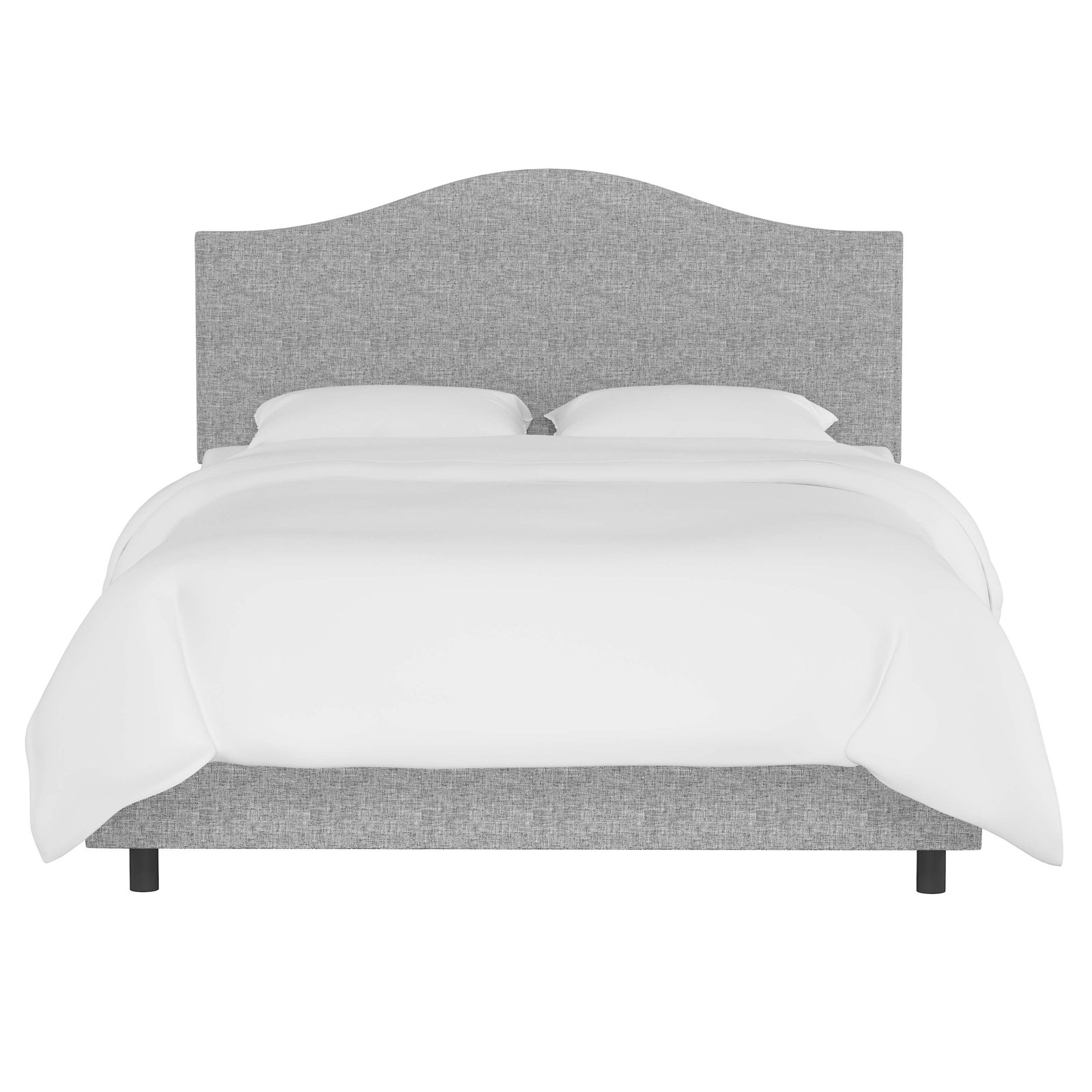 Morris Upholstered Standard Bed, Queen, Zuma Pumice Textured Linen